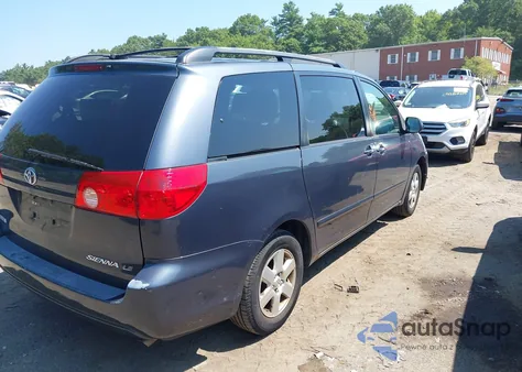 2008 Toyota Sienna Le z USA, uszkodzony, nr VIN 5TDZK23C68S133843